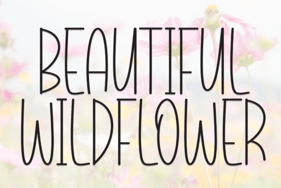 Beautiful Wildflower: A Handwritten Font That Elevates Your Small Business Brand