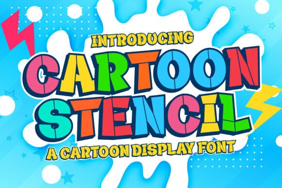 Cartoon Stencil: A Playful Display Font That Brings Personality to Editorial Design
