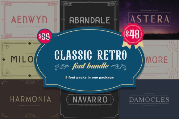 Classic Retro Bundle: A Maker’s Guide to Vintage-Inspired Typography