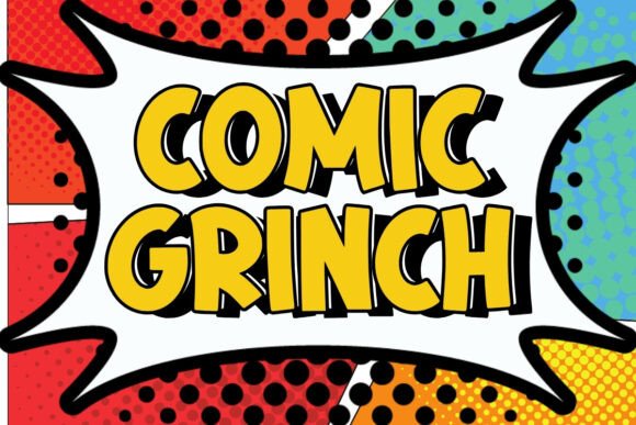 Comic Grinch: A Joyful Display Font for Lively Brand Designs