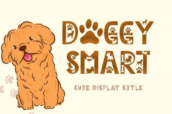 Doggy Smart: A Playful Display Font for Branding with Personality