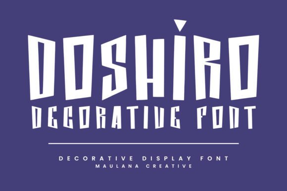 Doshiro: A Playful Display Font That Brings Campaigns to Life