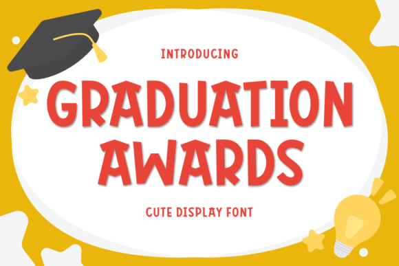 Graduation Awards: A Vibrating Display Font for Lively Editorial Designs