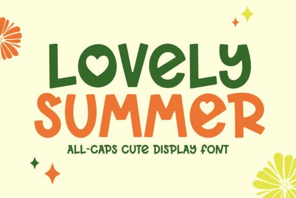 Lovely Summer: A Playful Handwritten Font for Editorial Design
