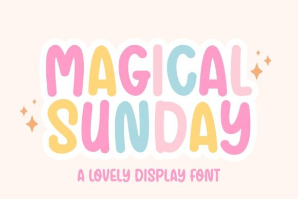 Magical Sunday: A Dreamy Display Font for Web Designers