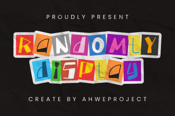Randomly: A Playful Display Font That Adds Personality to Handmade Designs