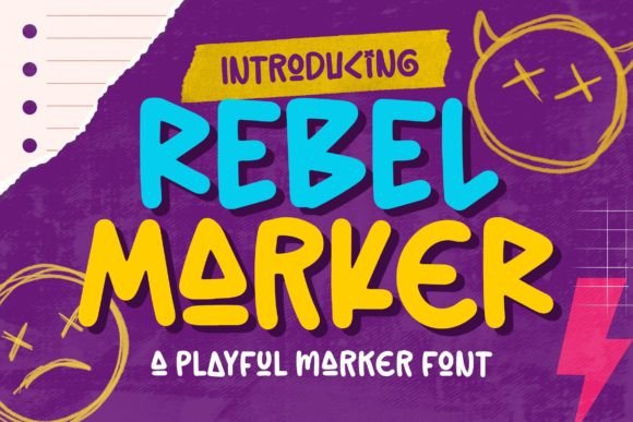 Rebel Marker: A Playful, Punk-Inspired Font That Brings Brand Identities to Life