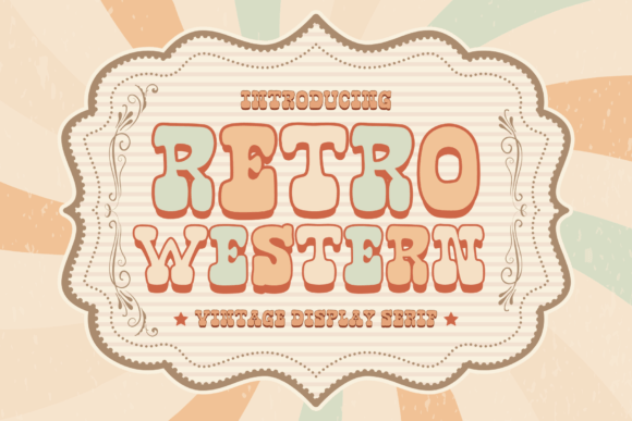 Retro Western: A Playful Serif for Editorial Charm