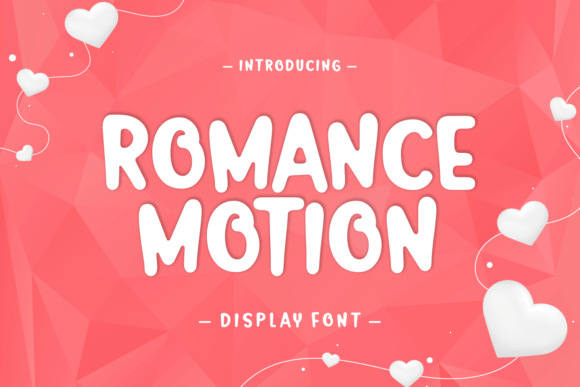 Romance Motion: A Softly Charmed Typeface for Editorial Design