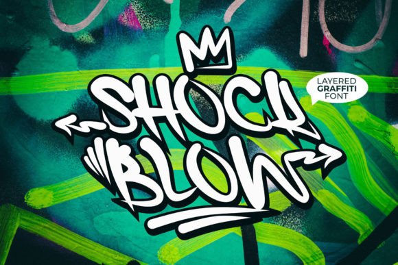 Shock Blow: A Bold Display Font for Striking Web Design
