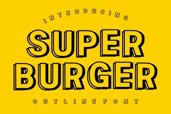Super Burger: A Bold Display Font for High-Impact Campaign Visuals