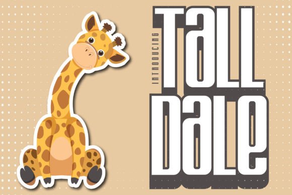 Tall Dale: A Sleek Display Font for Modern Brand Designers