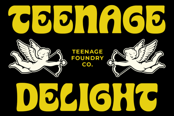 Teenage Delight Font: A Web Designer’s Bold Choice for Modern Display Typography
