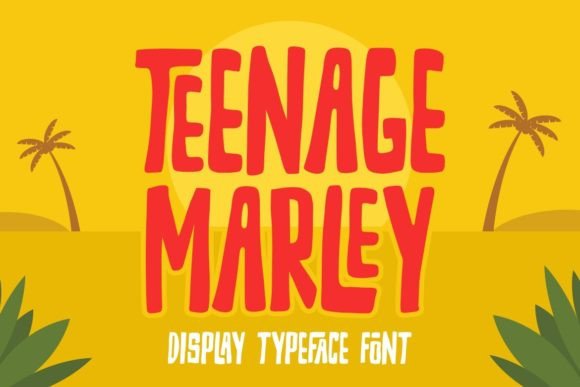 Teenage Marley: A Bold Display Font for Dynamic Editorial Design