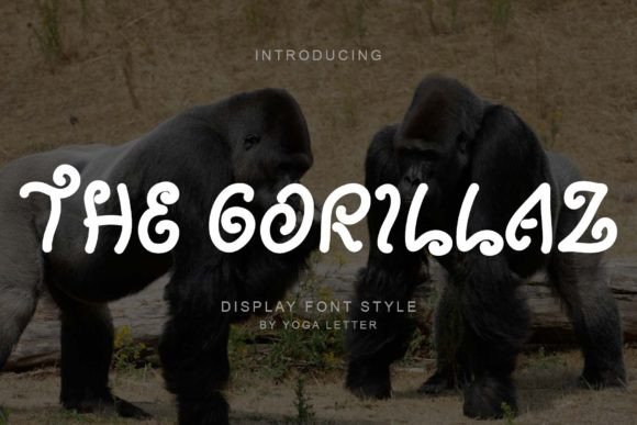 The Gorillaz: A Twisted Display Font That Brings Personality to Branding