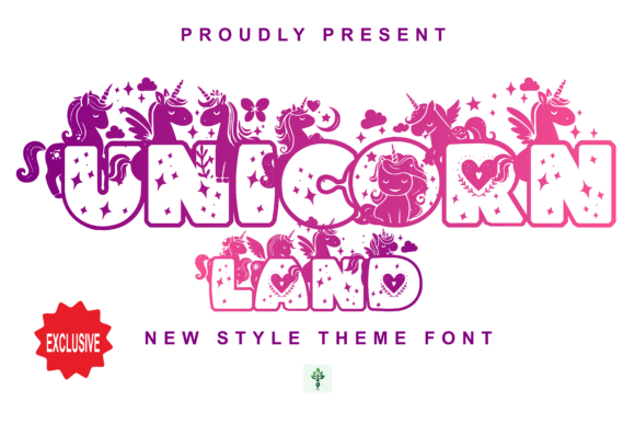 Unicorn Land: A Vibrant Display Font for Modern Editorial Design
