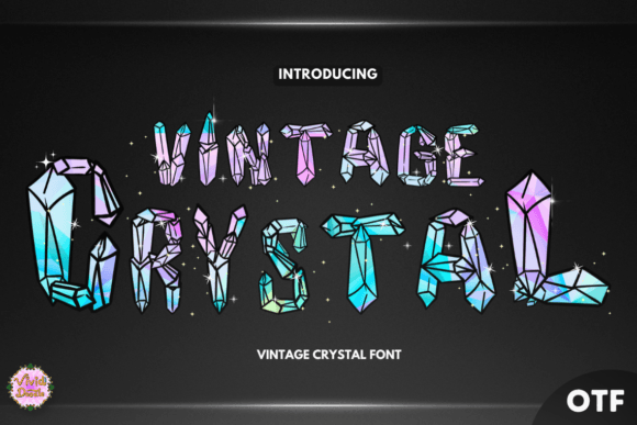 Vintage Crystal Font: Elevating Editorial Design with Timeless Elegance