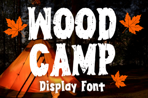 Wood Camp: A Playful Display Font for Editorial and Lifestyle Design